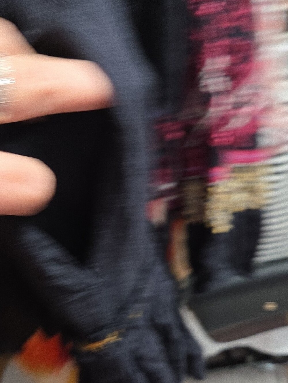 B1 Free People Black Dress with Pink and Gold Embroidery - Picture 7 of 8